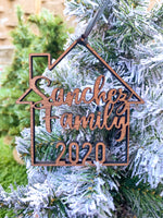 Family Name 2021 Home Ornament