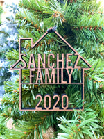 Family Name 2021 Home Ornament