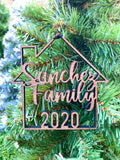 Family Name 2021 Home Ornament