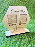 Custom Scan to Pay QR Code Sign