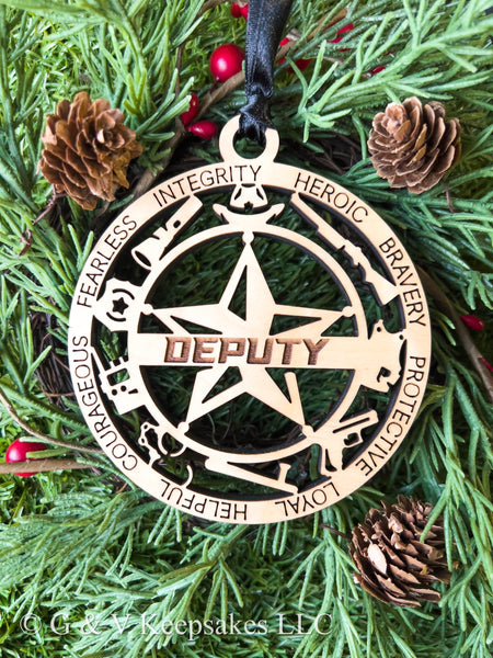 5 or 6 Star Deputy Ornament