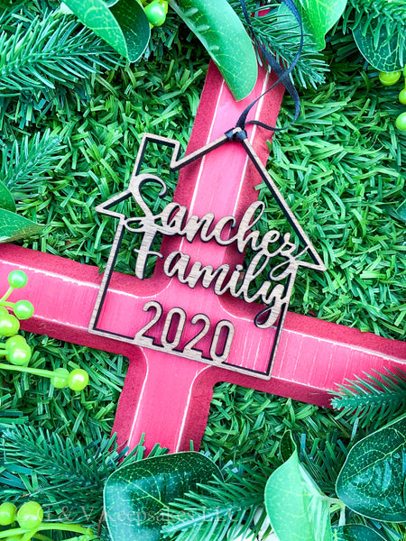 Family Name 2021 Home Ornament