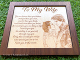 To My Wife/Husband Engraved Frame