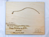 To My Wife/Husband Engraved Frame