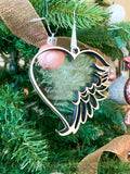 Heart Angel Memorial Ornament