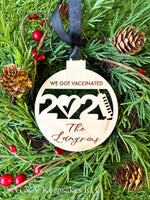 COVID Vaccinated 2021 Ornament