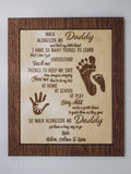 To Daddy/Mommy Engraved Frame